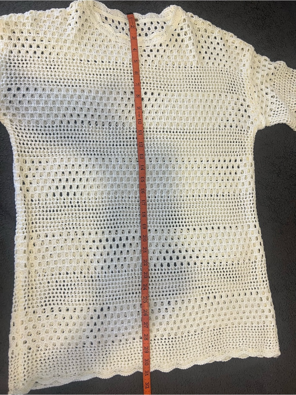 Free People White Crochet Swim Coverup Tunic - Picture 4 of 6